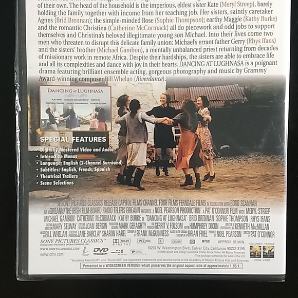 Meryl Streep Factory Sealed DVD Dancing at Lughnasa - Picture 5 of 13